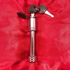 trailer hitch lock with keys